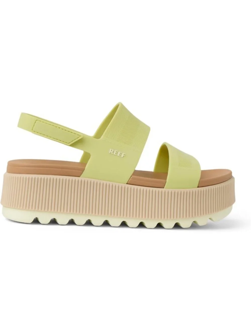 Women's Lime Sherbet Water Vista Higher Open Toe Platform Wedge Sandal Shoes